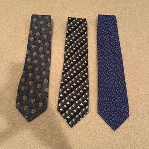 Lot of 3 Calvin Klein ties